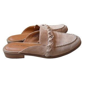 Lucky Brand Panlin 2 Tan Suede‎ Mule Size 8.5